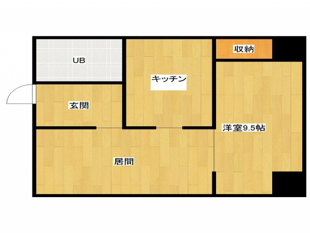 イーストガーデン 杉の木館の間取り