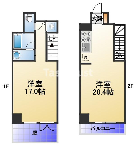 【間取り】 | クリスタルブライト天満橋リバーサイド