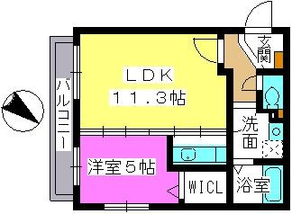 【間取り】 | レスピーザⅢ