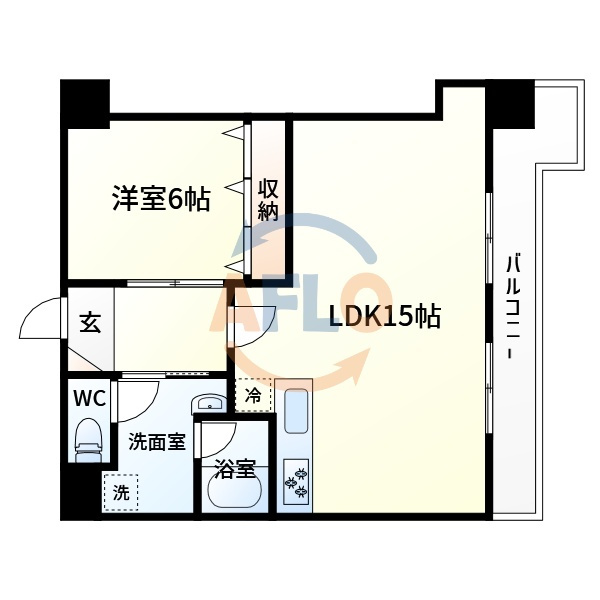 ARCADIA INN（アルカディアイン）　明治小学校区の間取り|ARCADIA INN（アルカディアイン）　間取り