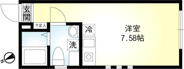 【間取り】 | ＭＩＮＡＭＩ－ＫＡＭＡＴＡ　ＲＥＳＩＤＥＮＣＥ