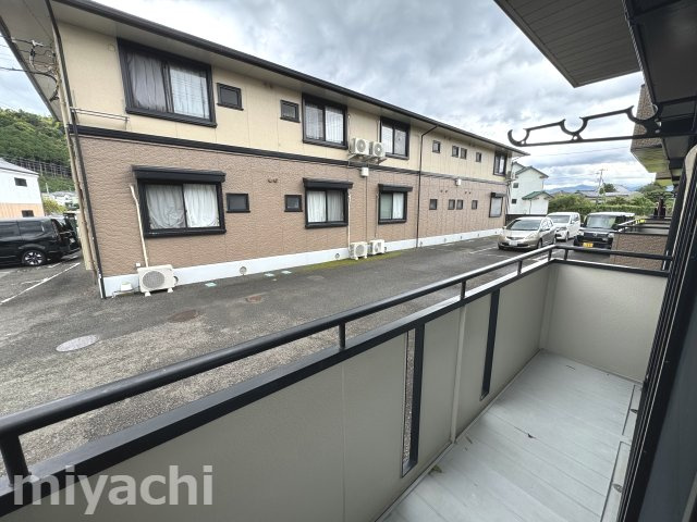 サニークレスト　Aのバルコニー