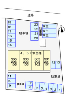 【駐車場】 | ブルーム　知立市谷田町