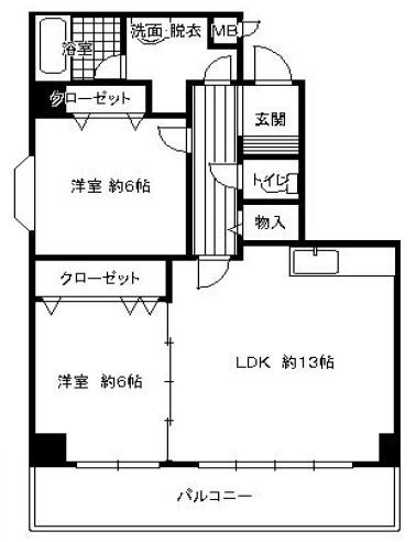【間取り】 | ウィステリア谷町