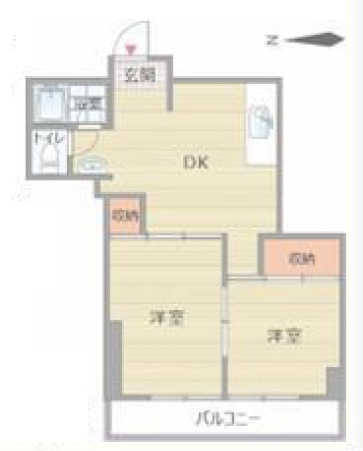 おおきに北堀江サニーアパートメント（旧：レスポワール北堀江）の間取り