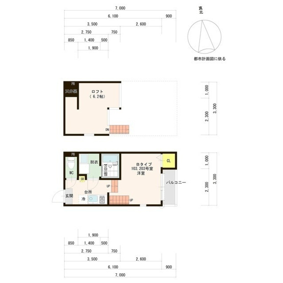 【間取り】 | サンソレイユ
