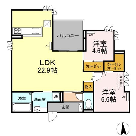 エグレットテラスの間取り