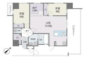 MODERNPALAZZO博多駅東の間取り|間取り図