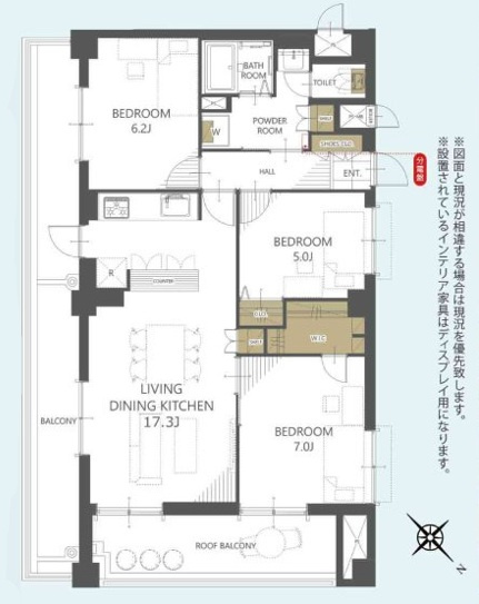 ライオンズマンション首里の間取り