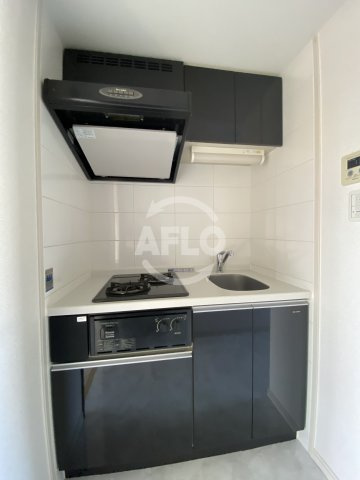S-RESIDENCE難波Vialeのキッチン|S-RESIDENCE難波Viale　２口ガスシステムキッチン