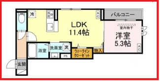 【間取り】 | セレスティア扇Ⅵ
