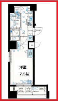 【間取り】 | グラントゥルース両国Ⅱ