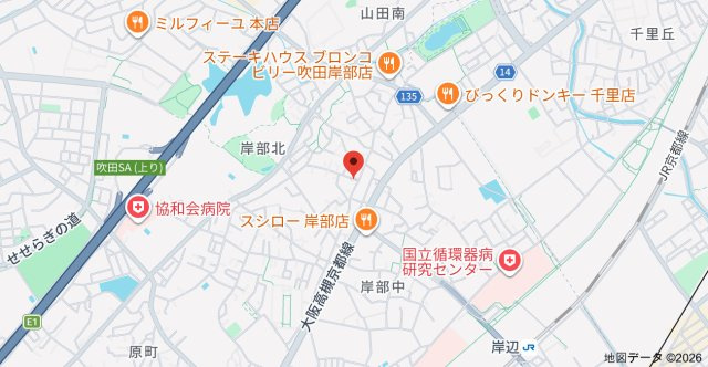 シャーメゾンはなみずきの地図