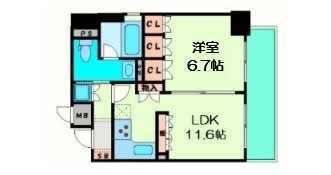 【間取り】 | リーガル京町堀