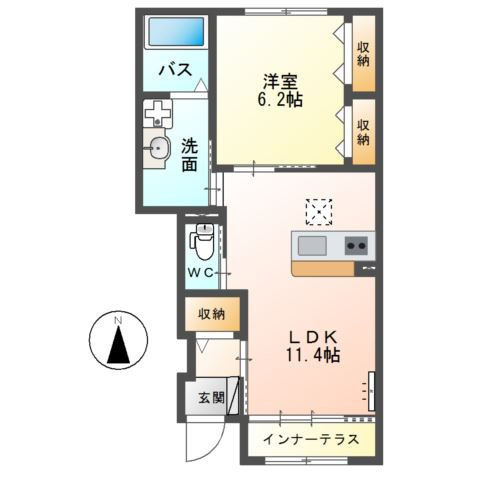ハニーガーデンの間取り