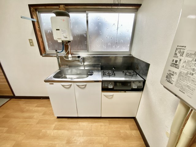 コーポパルⅡのキッチン|きれいなキッチンです