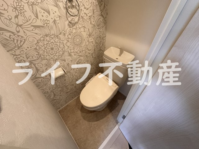 ハーモニーテラス花園東町のトイレ|コンパクトで使いやすいトイレです