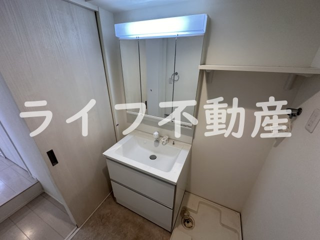 ハーモニーテラス花園東町の独立洗面台|独立洗面台あり、毎朝おしゃれに忙しい女性の方におすすめです