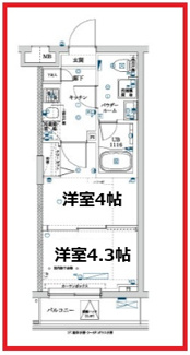 【間取り】 | アルコバレーノ北綾瀬