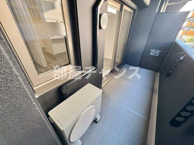 プレサンス桜山駅前アフォードのバルコニー
