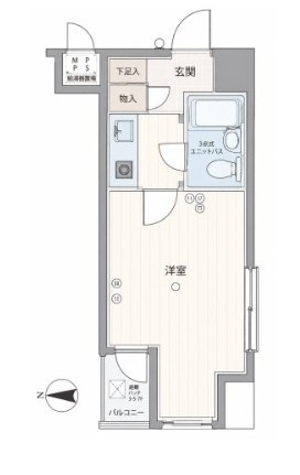 クリオ入谷壱番館の間取り