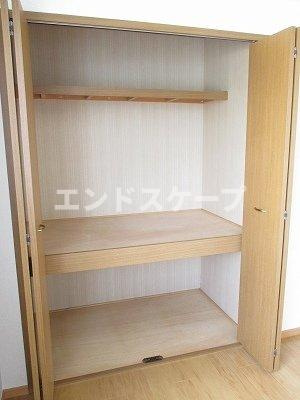 エスポワール本宿Ａの収納|高崎、前橋のお部屋探しはエンドスケープまで！お客様の理想お聞かせ下さい♪