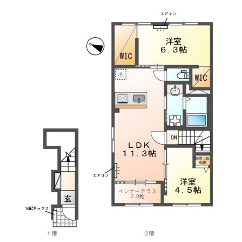 クレリエールの間取り