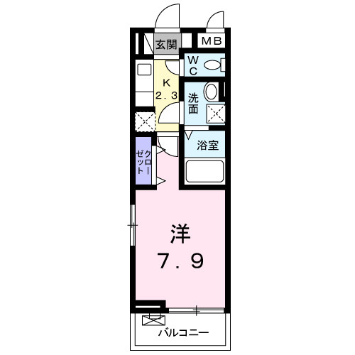 アライブ　ジュネスの間取り