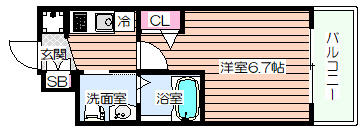 【間取り】 | エグゼ弁天町