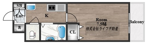 ルフォン今里の間取り