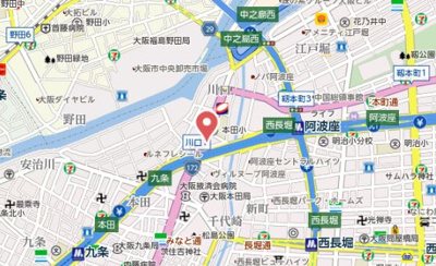 【地図】 | エスリード阿波座シティーウェスト