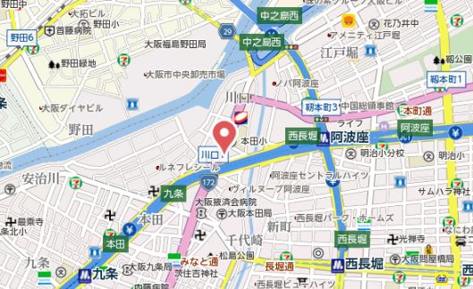 【地図】 | エスリード阿波座シティーウェスト
