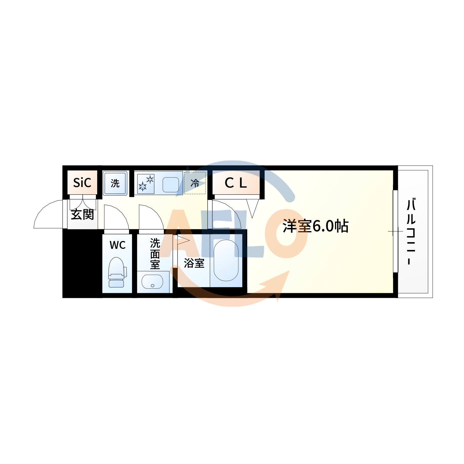 プレサンス西九条シティベイの間取り|プレサンス西九条シティベイ　間取り