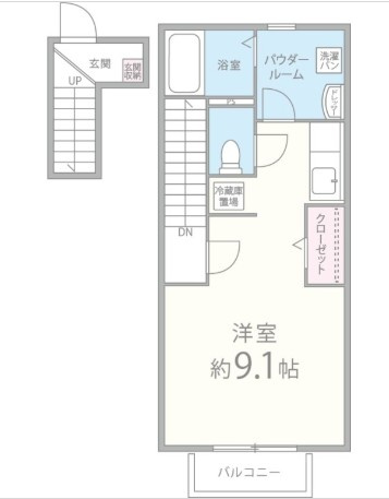 メゾン大島Ⅱの間取り