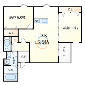 【間取り】 | NAGAMORI新深江 | NAGAMORI新深江　間取り