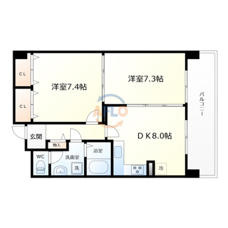 【間取り】 | ボヌール関目　成育小学校区 | ボヌール関目　間取り