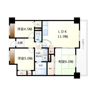 【間取り】 | ラ・ピエール城東　鯰江小学校区 | ラ・ピエール城東　間取り