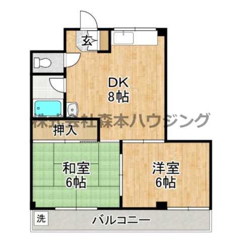 【間取り】 | 　メゾンドバブ