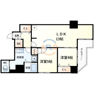 【間取り】 | レジディア堺筋本町プレイス　南大江小学校区 | レジディア堺筋本町プレイス　間取り