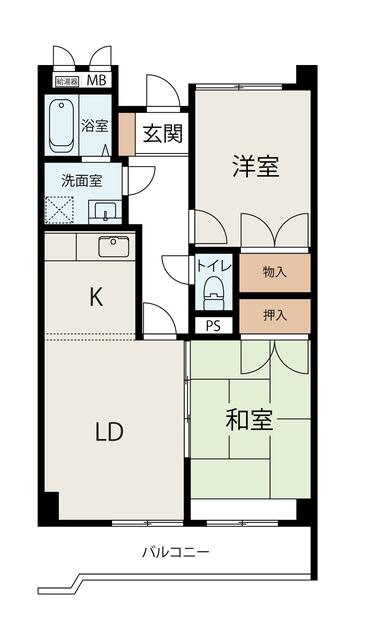 ポルシェ柏の間取り