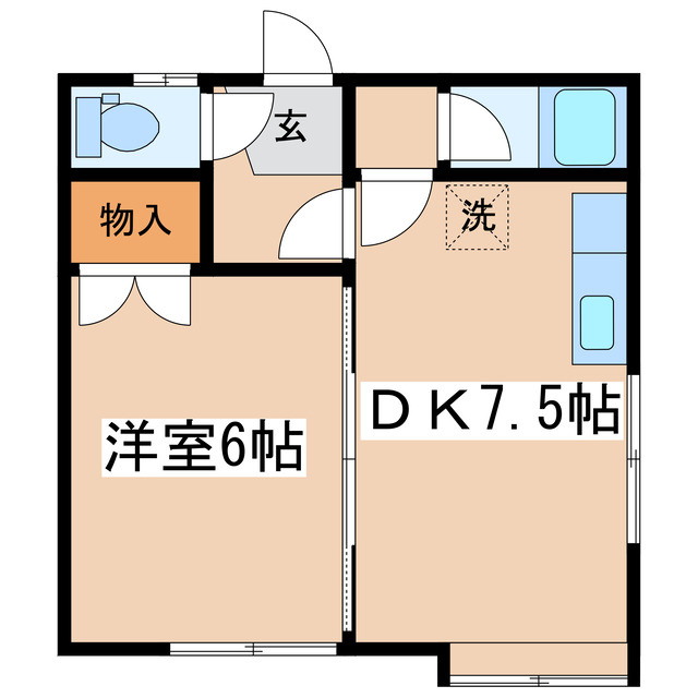 コーポ浪岡の間取り