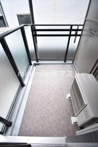 大阪市中央区本町橋の賃貸マンションのバルコニー