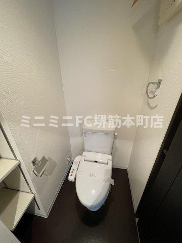 大阪市中央区上町の賃貸マンションのトイレ