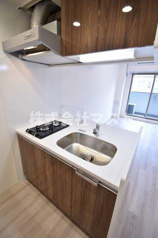 大阪市中央区高津３丁目の賃貸マンションのキッチン