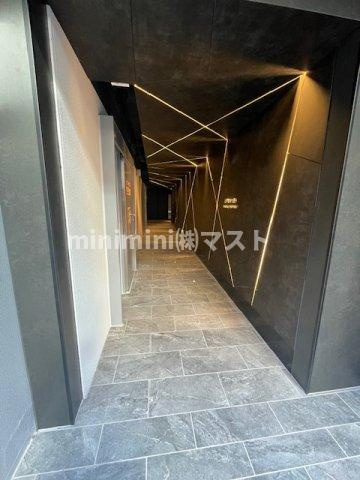 大阪市中央区南本町２丁目の賃貸マンションのエントランス