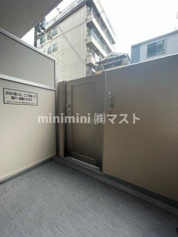 大阪市港区夕凪１丁目の賃貸マンションのバルコニー