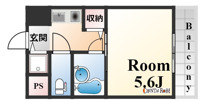 神戸市東灘区御影本町６丁目の賃貸マンションの間取り