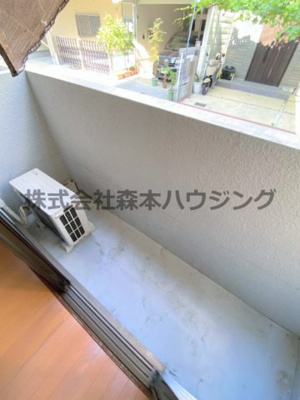 【バルコニー】 | 　ジョイフル野里 | 広々としたバルコニーです