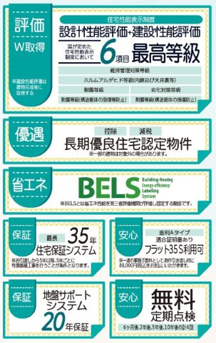 高松市国分寺町国分の新築一戸建の構造・工法・仕様
