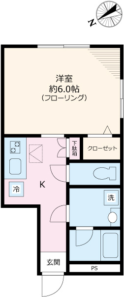 サニーハイム茗荷谷の間取り